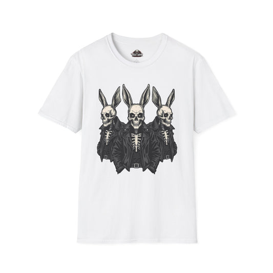 Tazz Wear - Skull Rabbit Trio  — Gothic Skeleton Bunny