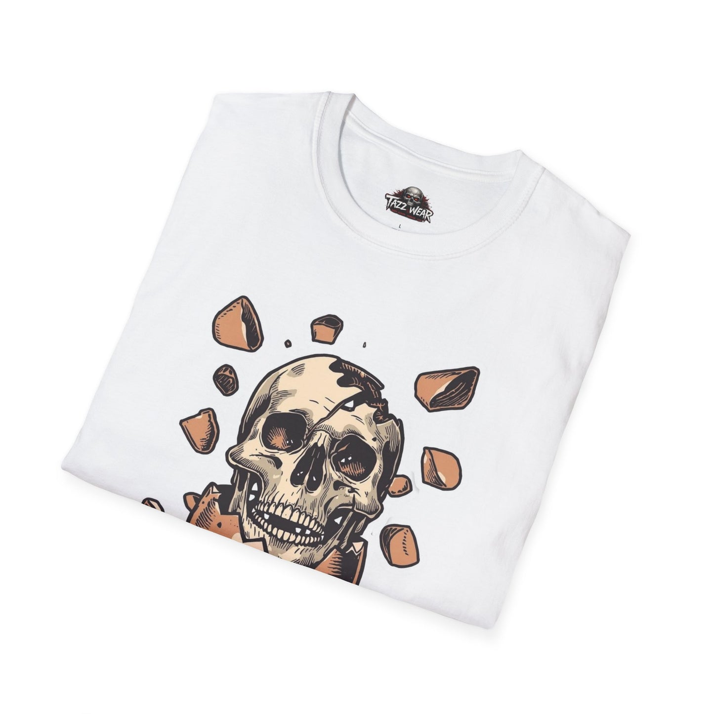 Tazz Wear - Cracked Egg Skull  — Edgy Gothic Graphip