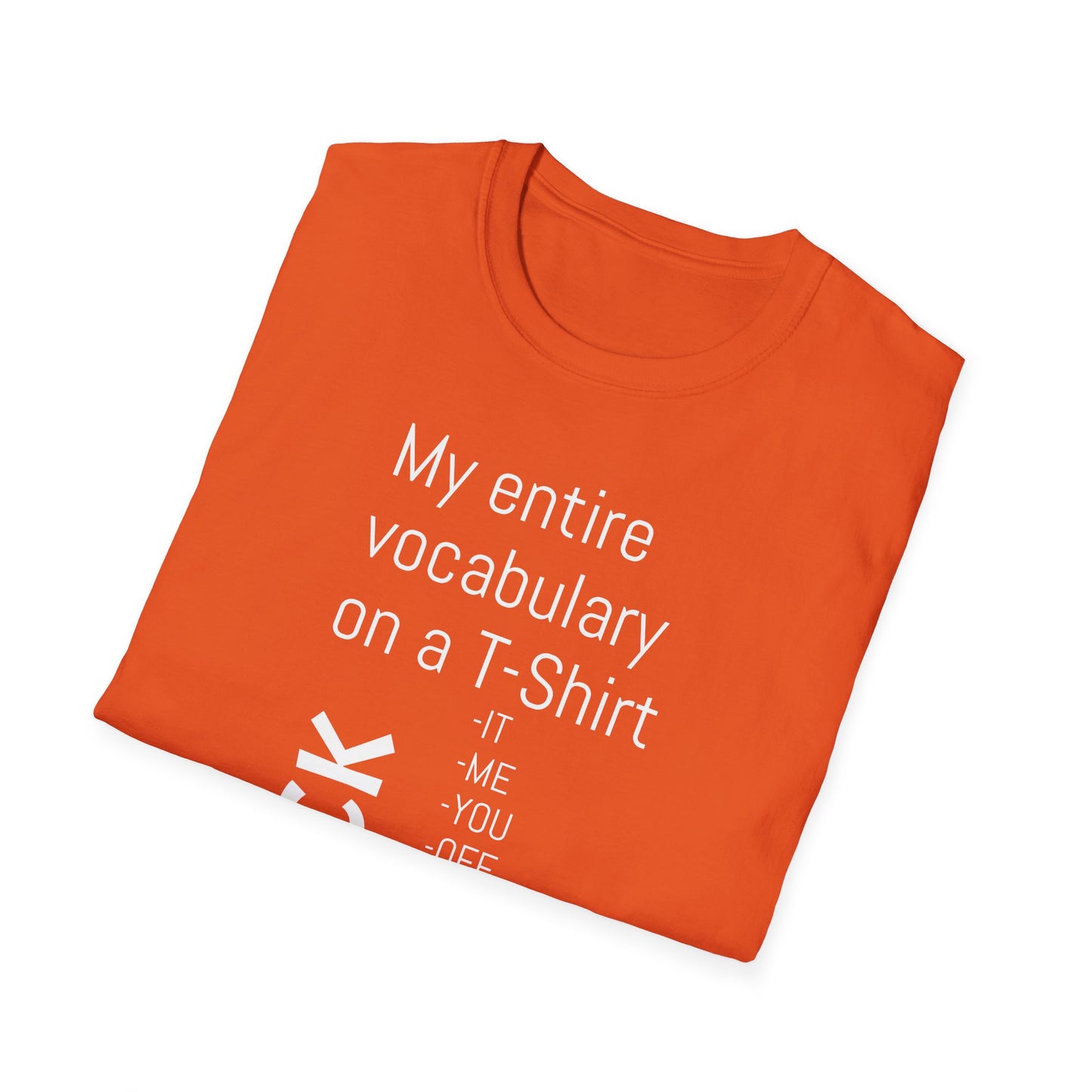 Tazz Wear - C7 My entire vocabulary on a tshirt FUCK..