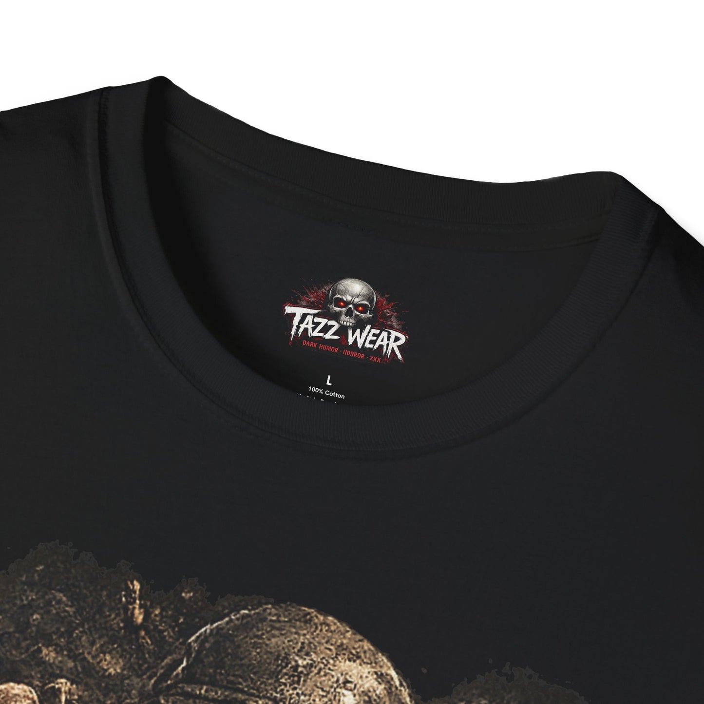 Tazz Wear - Grim Pirate Skeleton with Knife Graphic