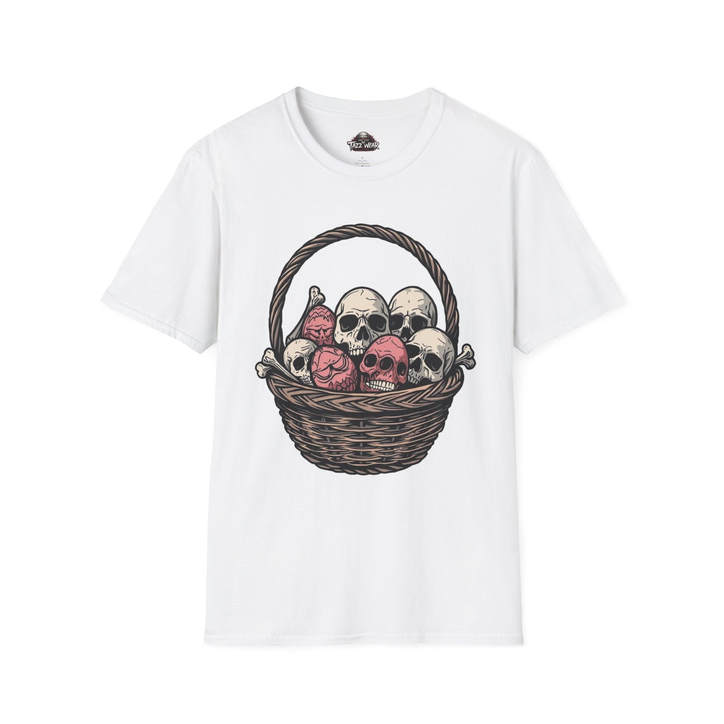 Tazz Wear - Skull Basket — Gothic Halloween with Skull Bouquet Design