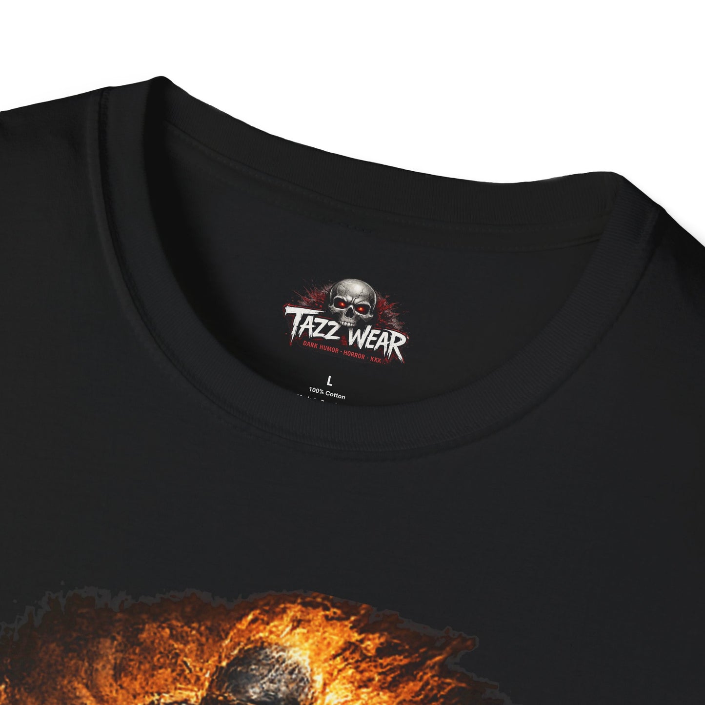 Tazz Wear - Ghost Rider Sport Bike — Flaming Skull