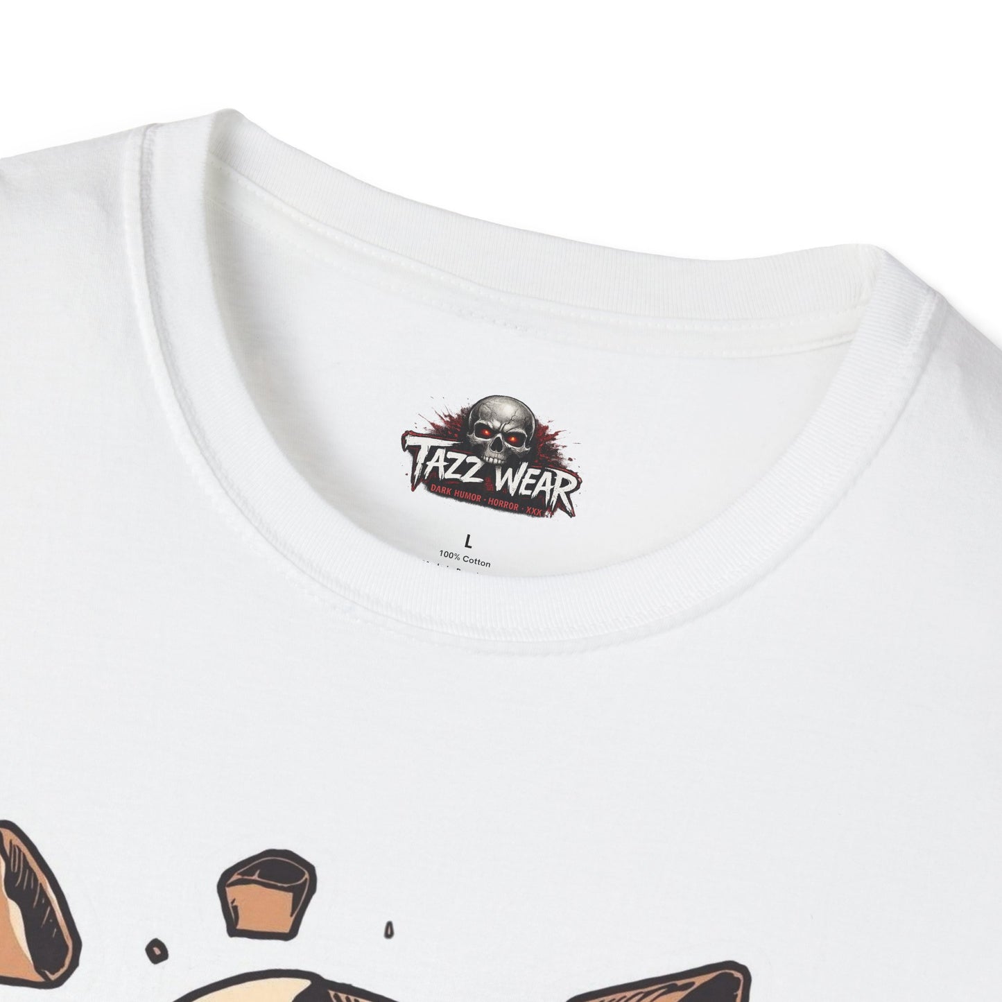 Tazz Wear - Cracked Egg Skull  — Edgy Gothic Graphip