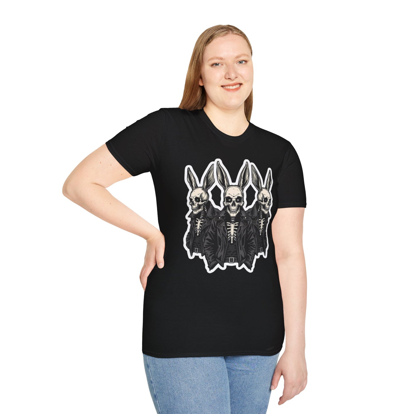 Tazz Wear - Skull Rabbit Trio  — Gothic Skeleton Bunny
