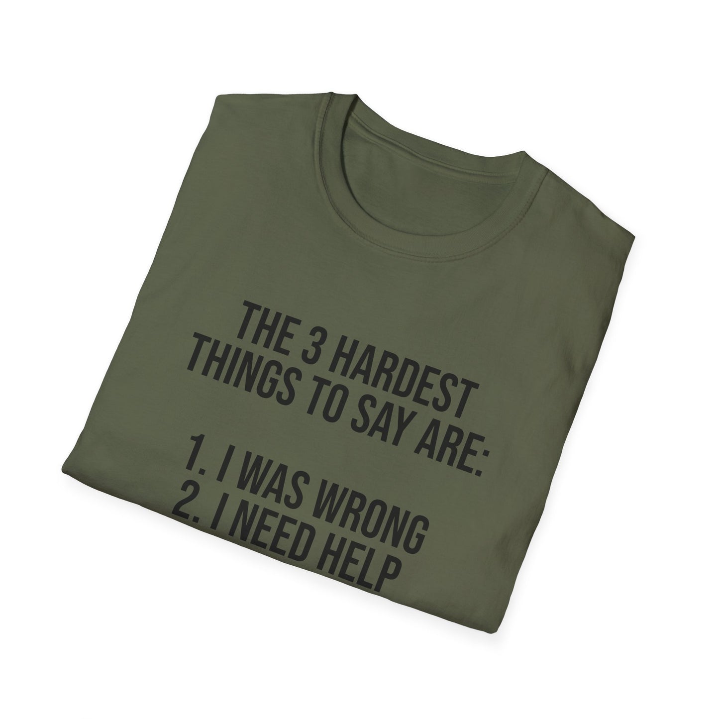 Tazz Wear - C7 The 3 hardest things to say are...1. I was wrong, 2. I need help, 3. Worcestershire Sauce
