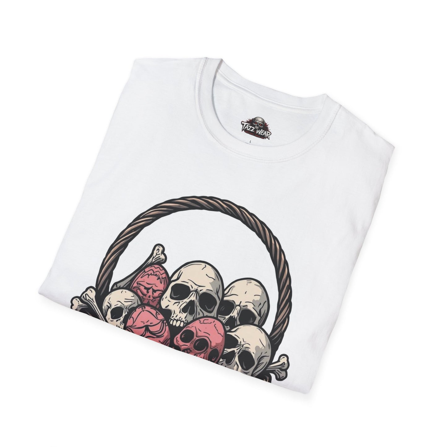 Tazz Wear - Skull Basket — Gothic Halloween with Skull Bouquet Design