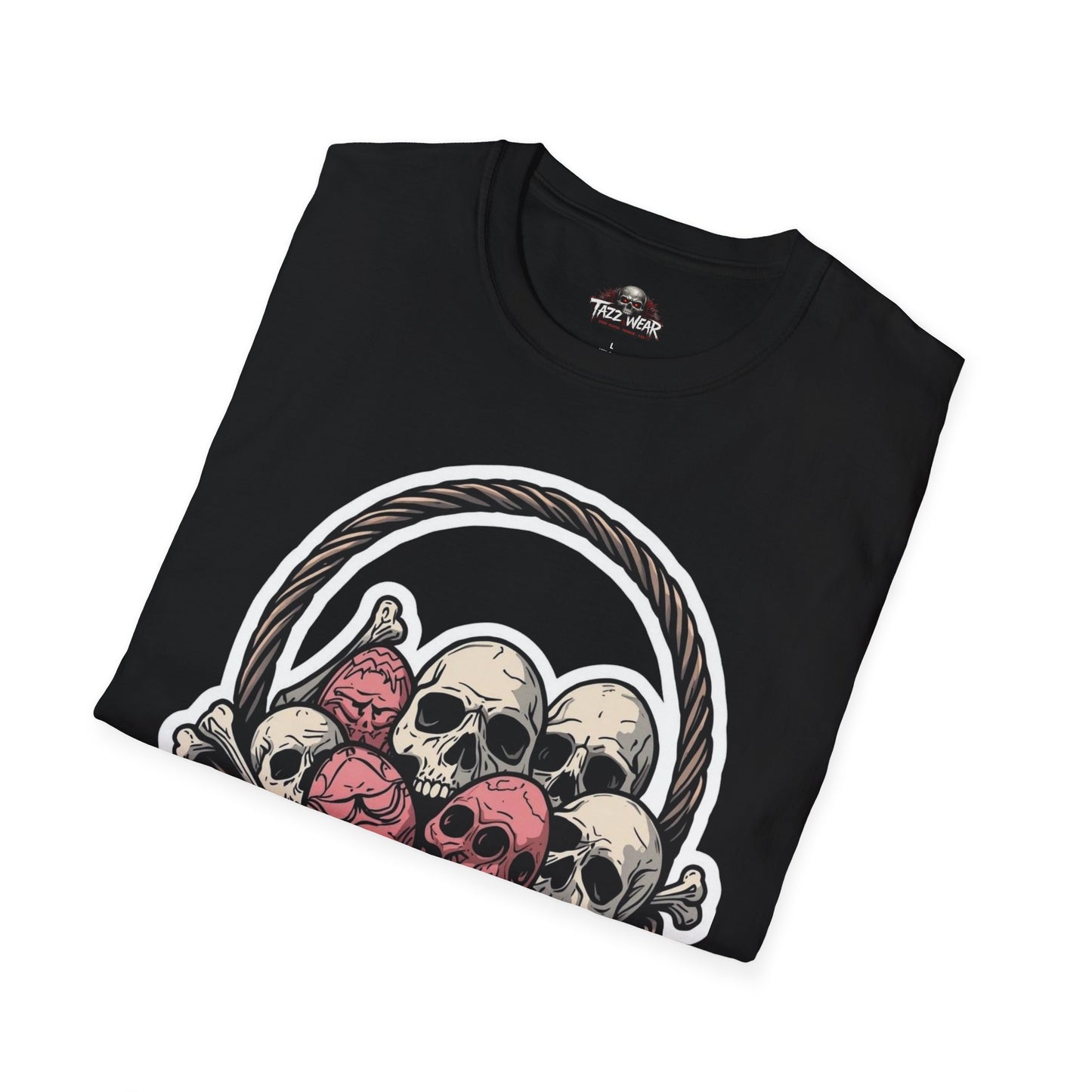 Tazz Wear - Skull Basket — Gothic Halloween with Skull Bouquet Design