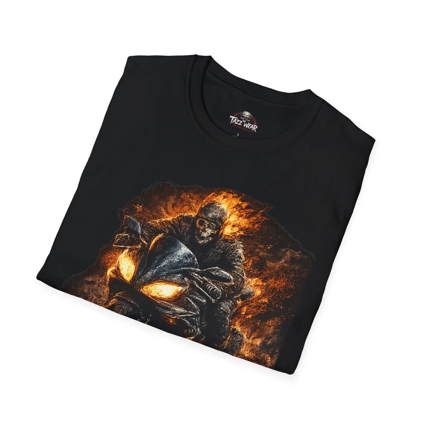 Tazz Wear - Ghost Rider Sport Bike — Flaming Skull