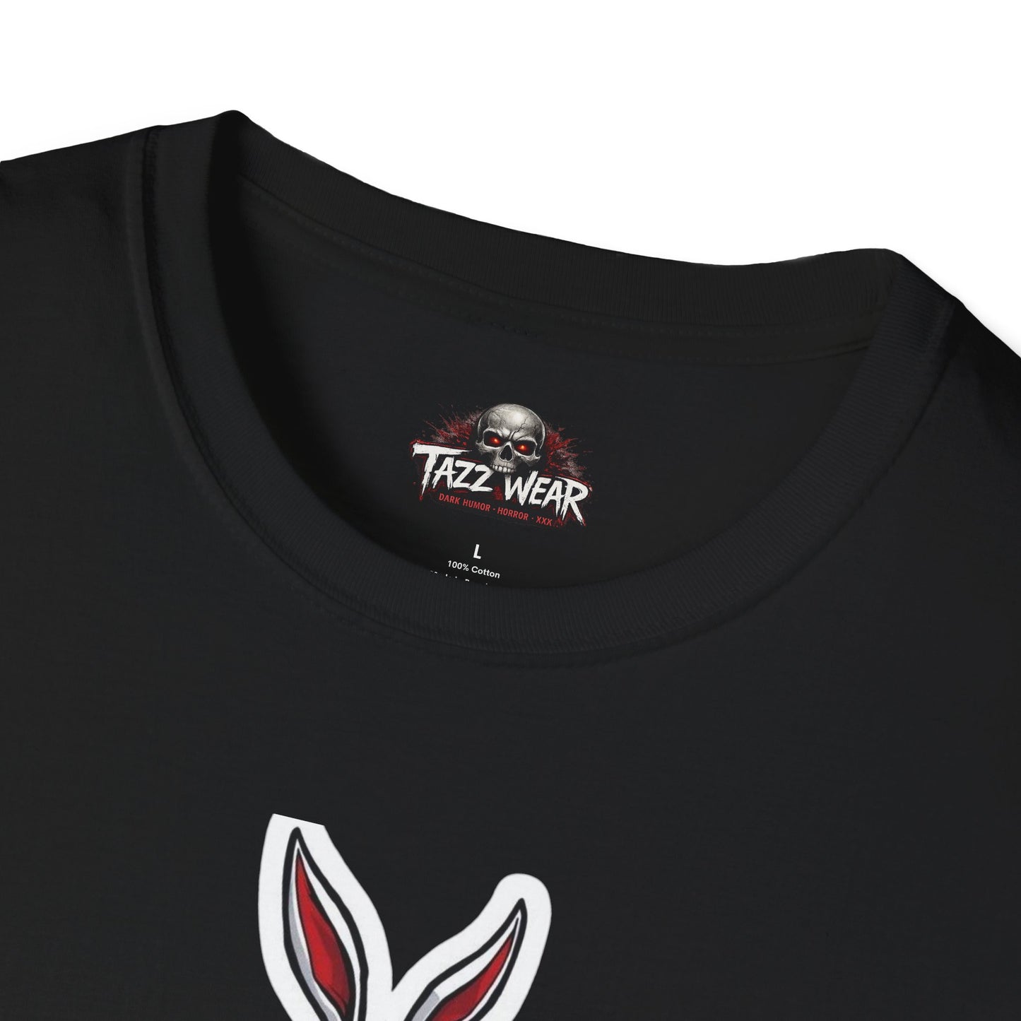 Tazz Wear - Biker Bunny Motorcycle— Flaming Skull Rider