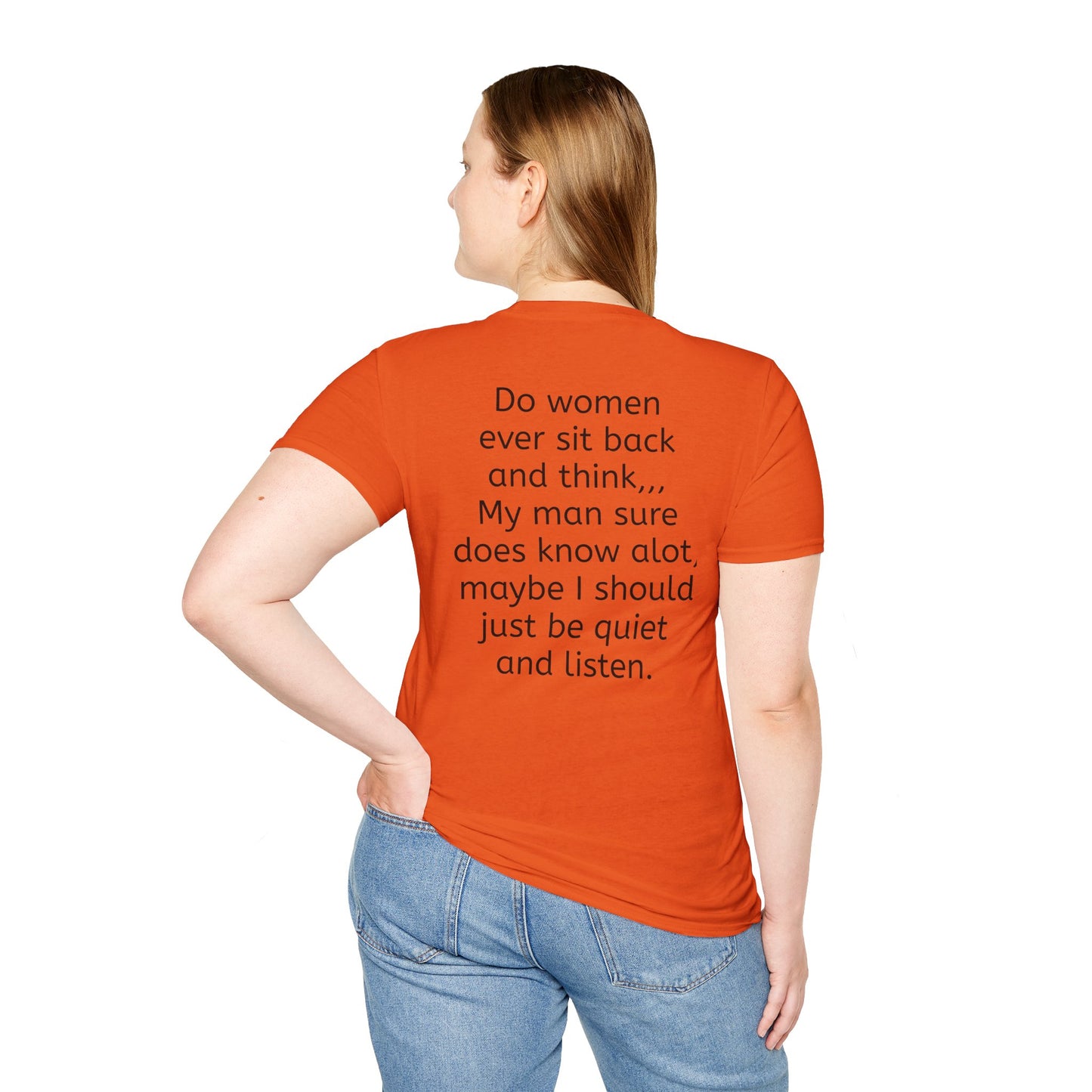 Tazz Wear - C7 Do women ever site back and think....
