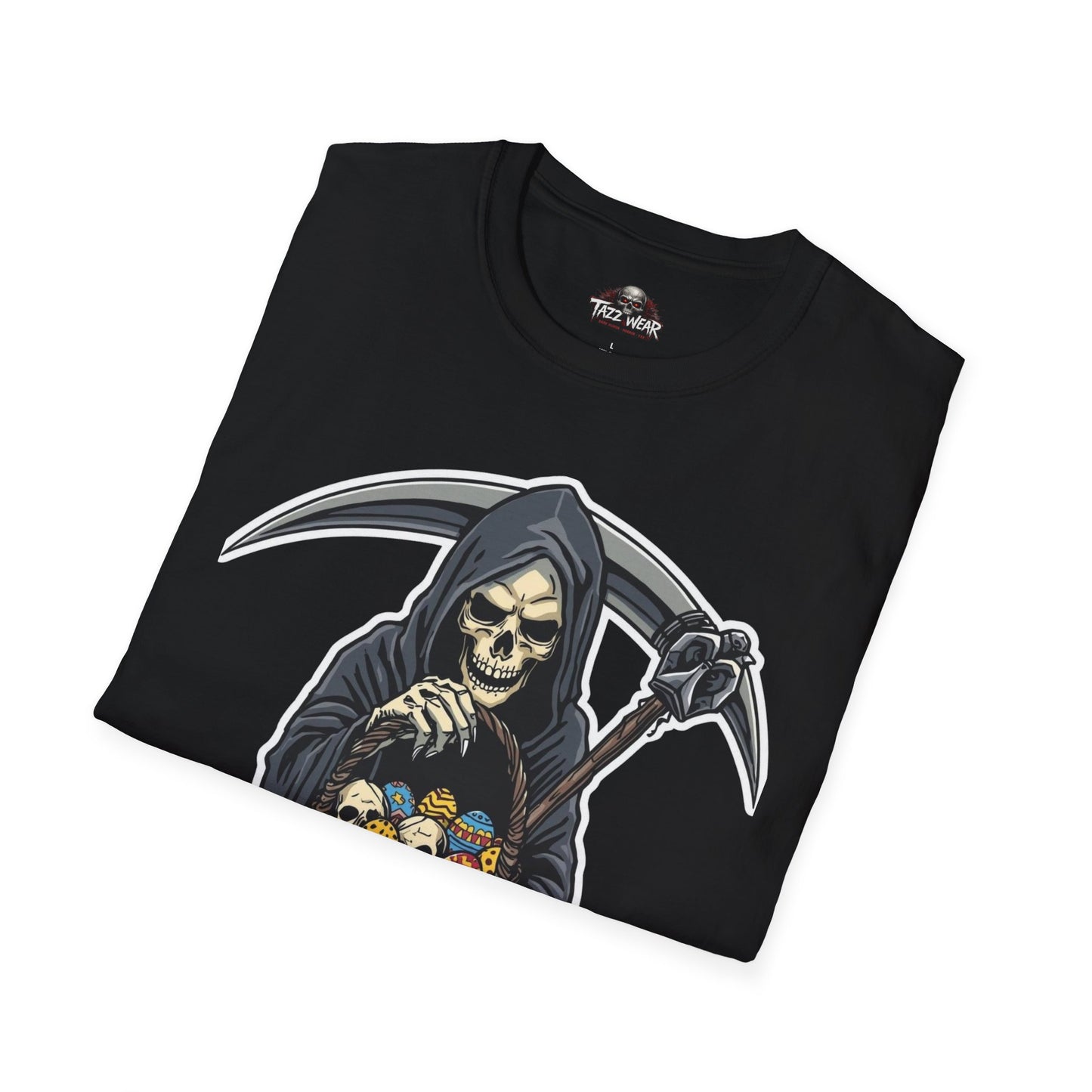 Tazz Wear - Reaper with Candy Basket — Halloween Grim Reaper Trick-or-Treat