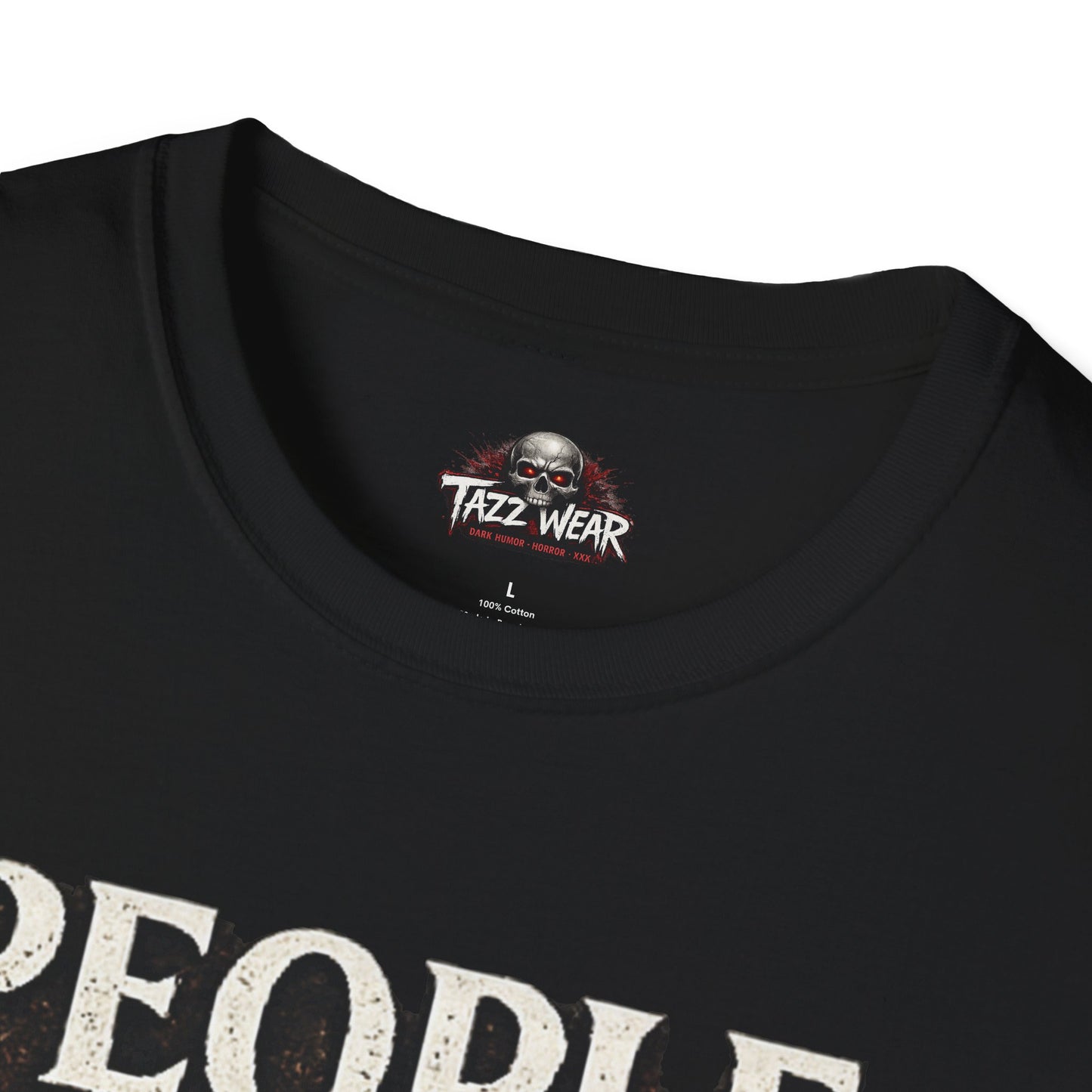 Tazz Wear - People Make Me Sick Skull