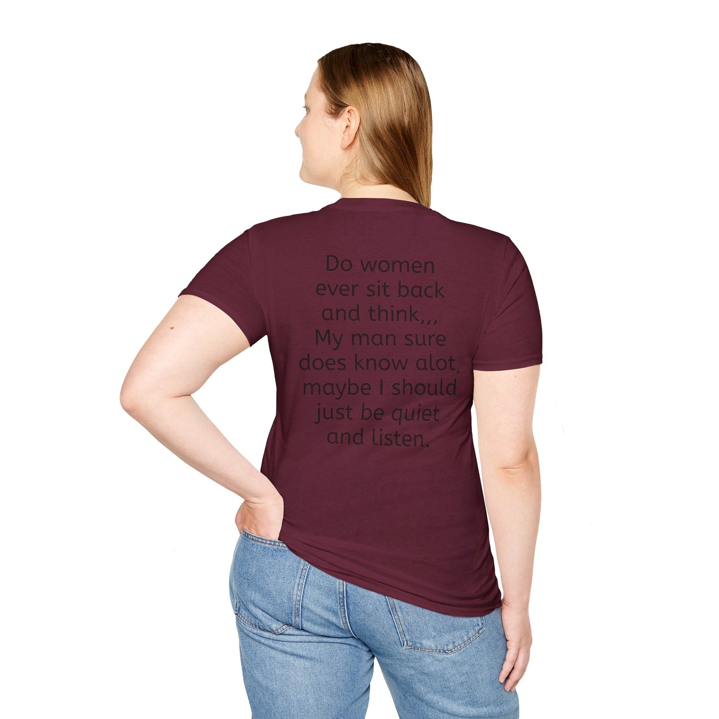 Tazz Wear - C7 Do women ever site back and think....