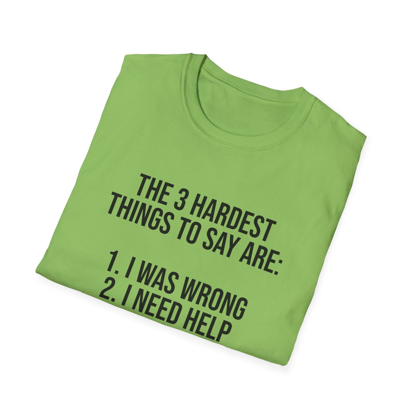 Tazz Wear - C7 The 3 hardest things to say are...1. I was wrong, 2. I need help, 3. Worcestershire Sauce
