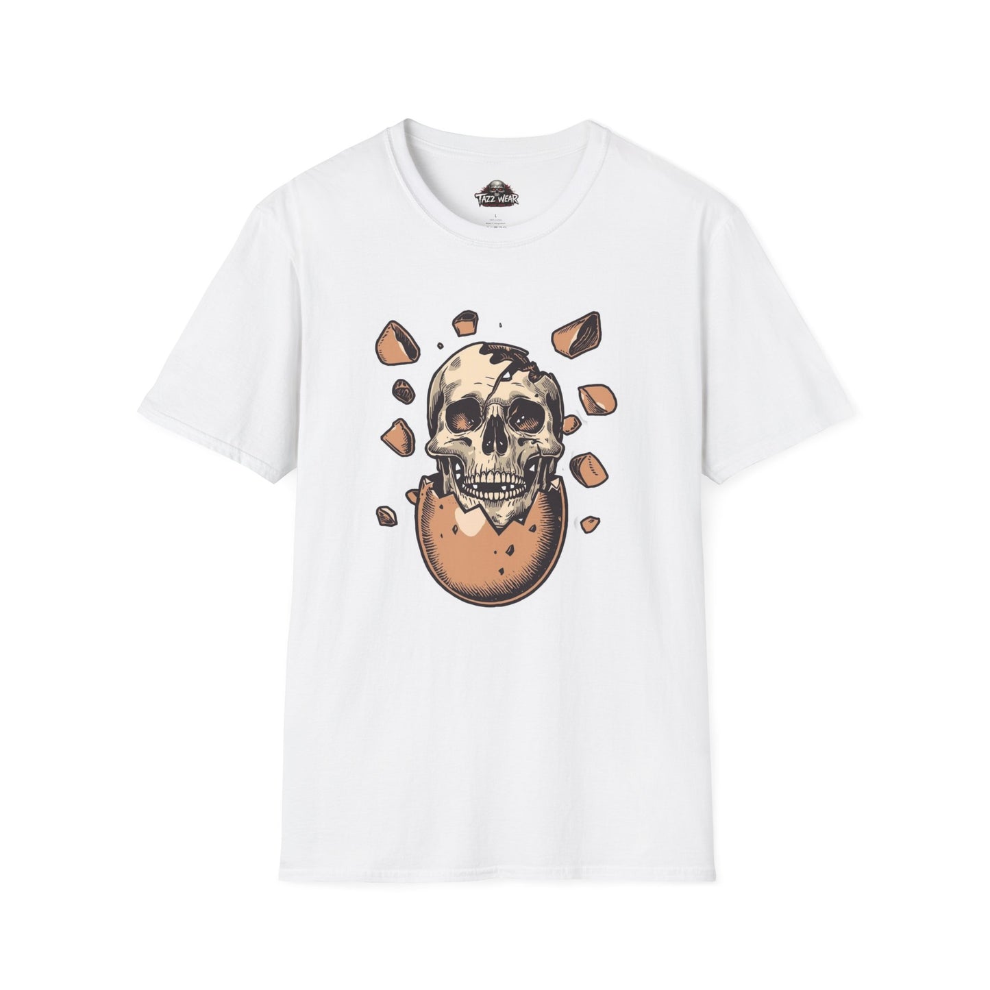 Tazz Wear - Cracked Egg Skull  — Edgy Gothic Graphip