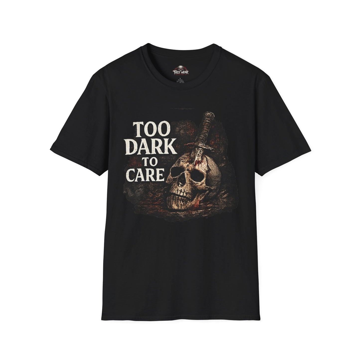 Tazz Wear - Too Dark to Care Skull