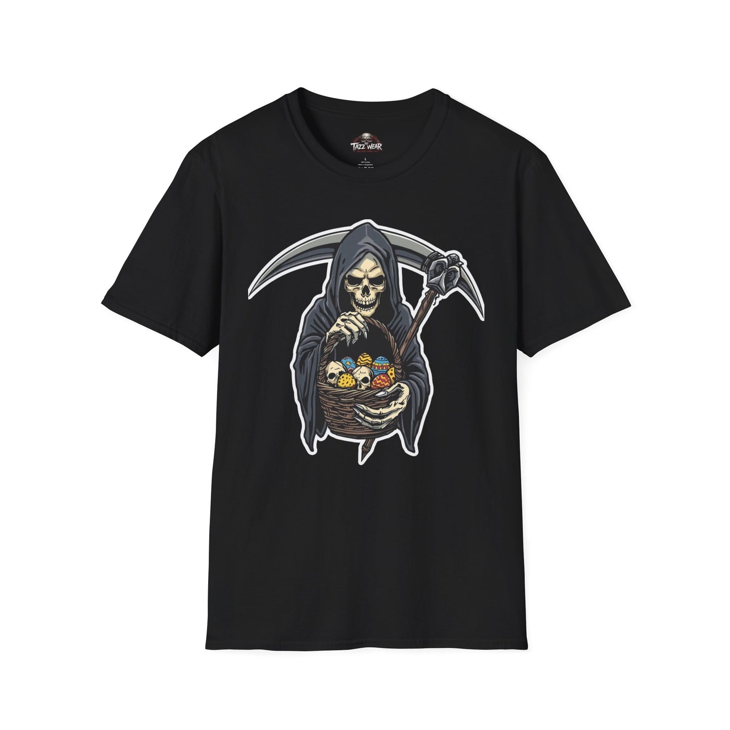 Tazz Wear - Reaper with Candy Basket — Halloween Grim Reaper Trick-or-Treat