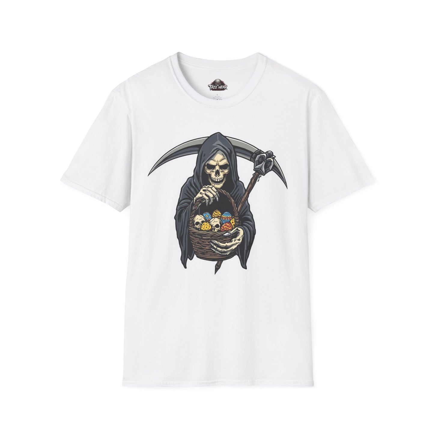 Tazz Wear - Reaper with Candy Basket — Halloween Grim Reaper Trick-or-Treat