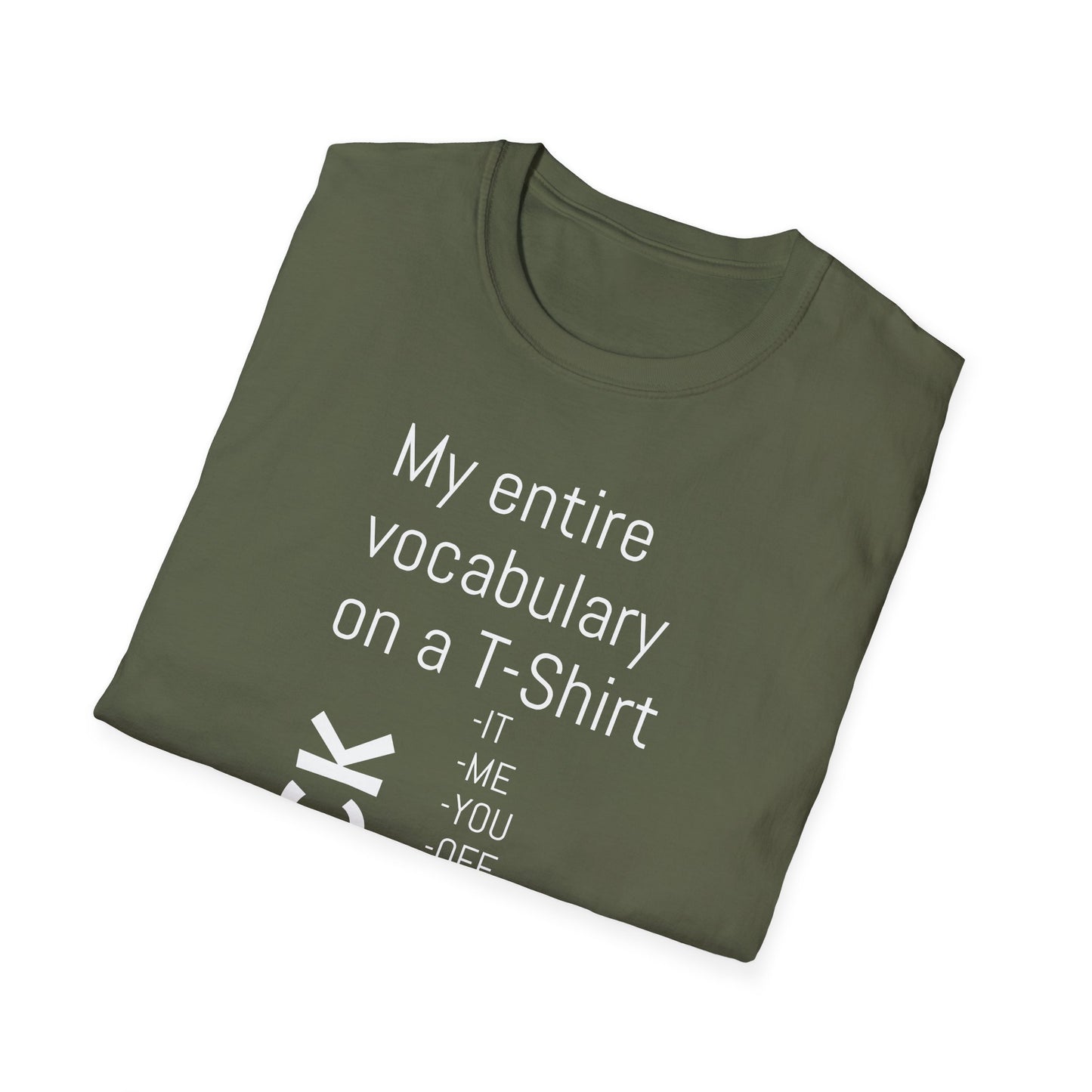 Tazz Wear - C7 My entire vocabulary on a tshirt FUCK..