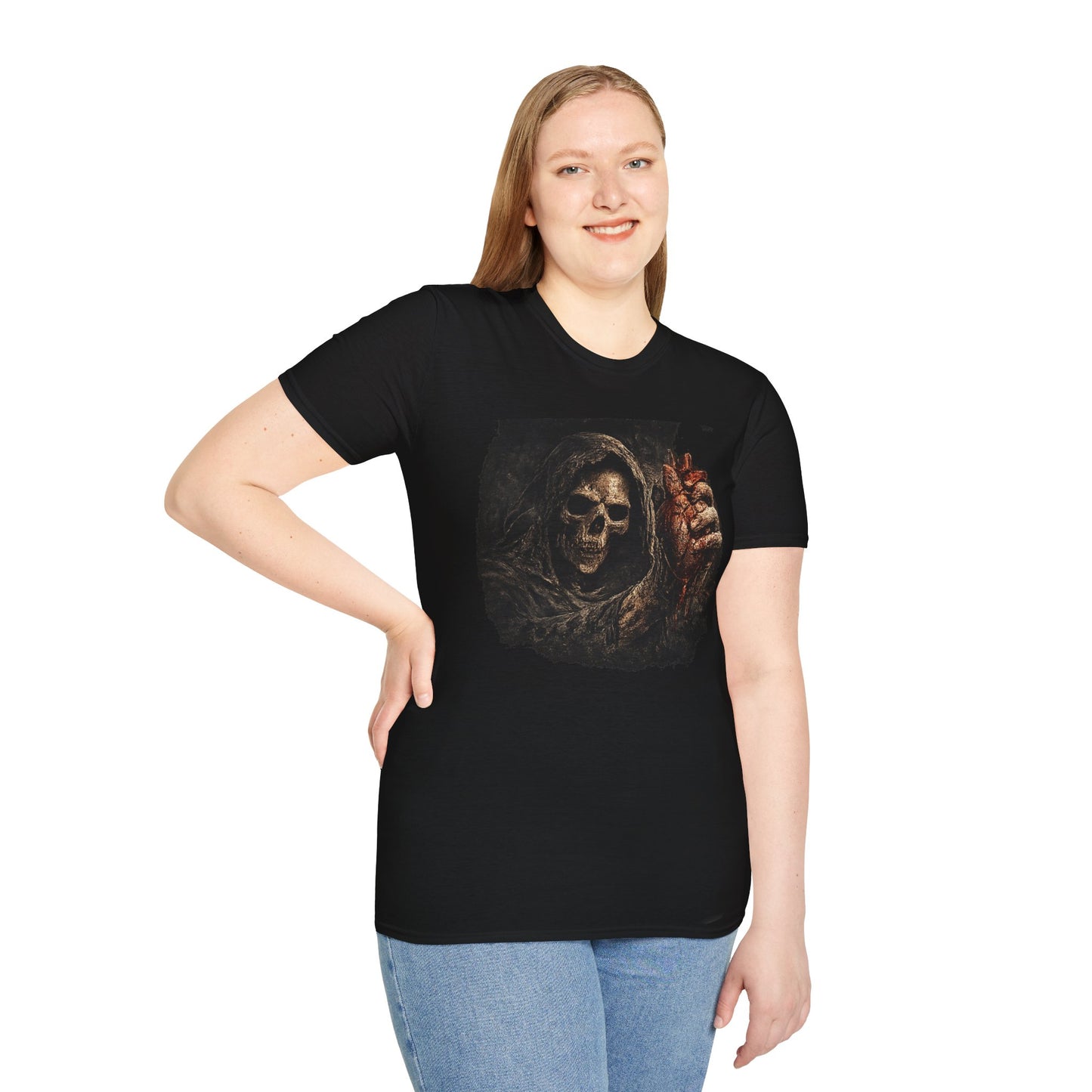 Tazz Wear - Grim Reaper Holding Heart