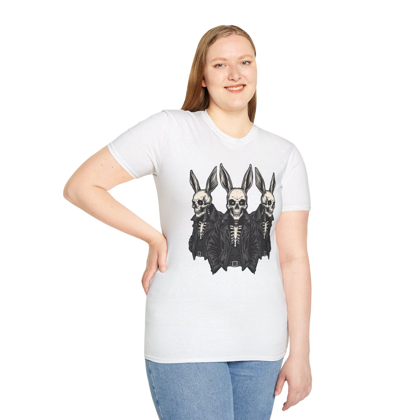 Tazz Wear - Skull Rabbit Trio  — Gothic Skeleton Bunny