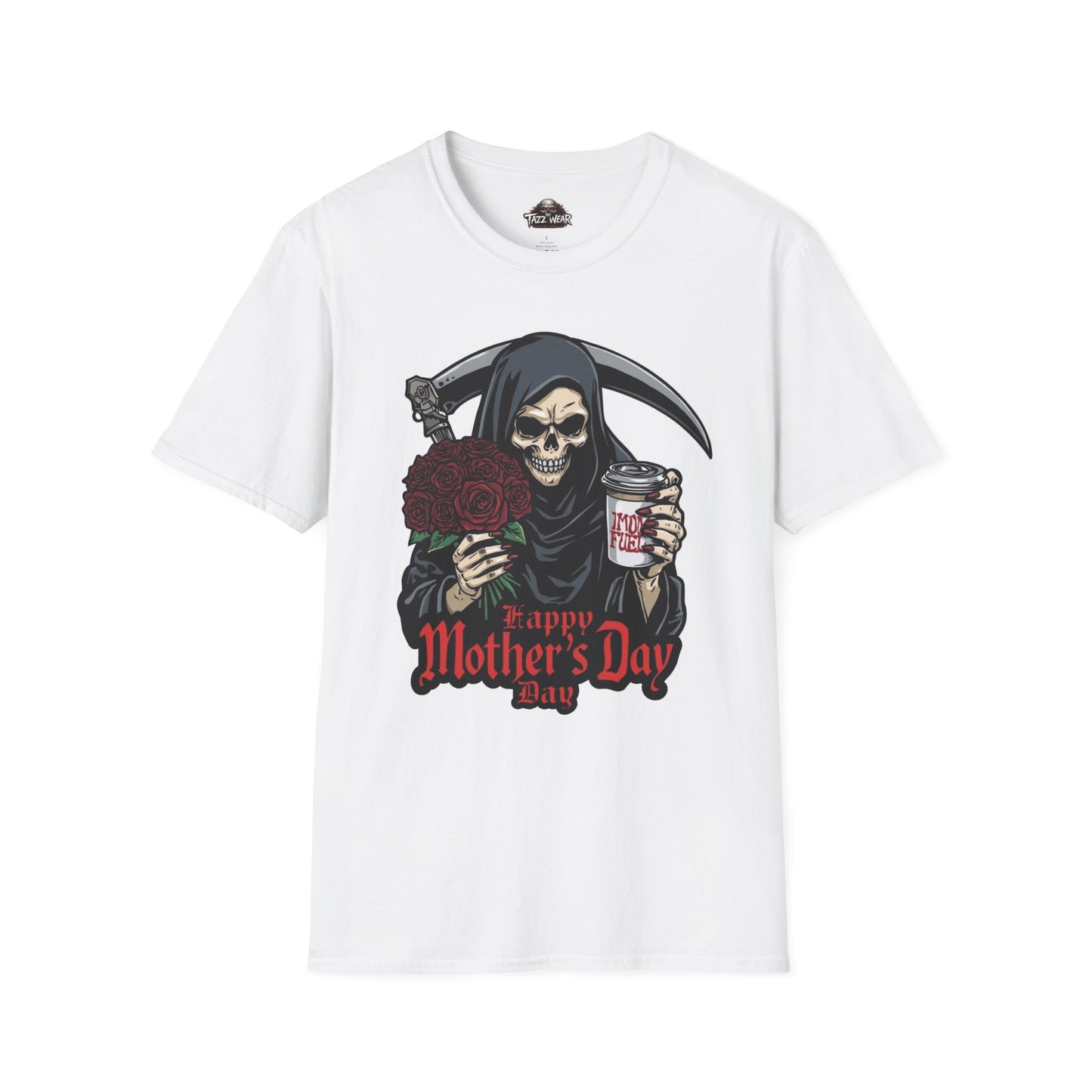 Tazz Wear - Mother's Day Grim Reaper — 'Happy Mother's Day' Coffee & Roses