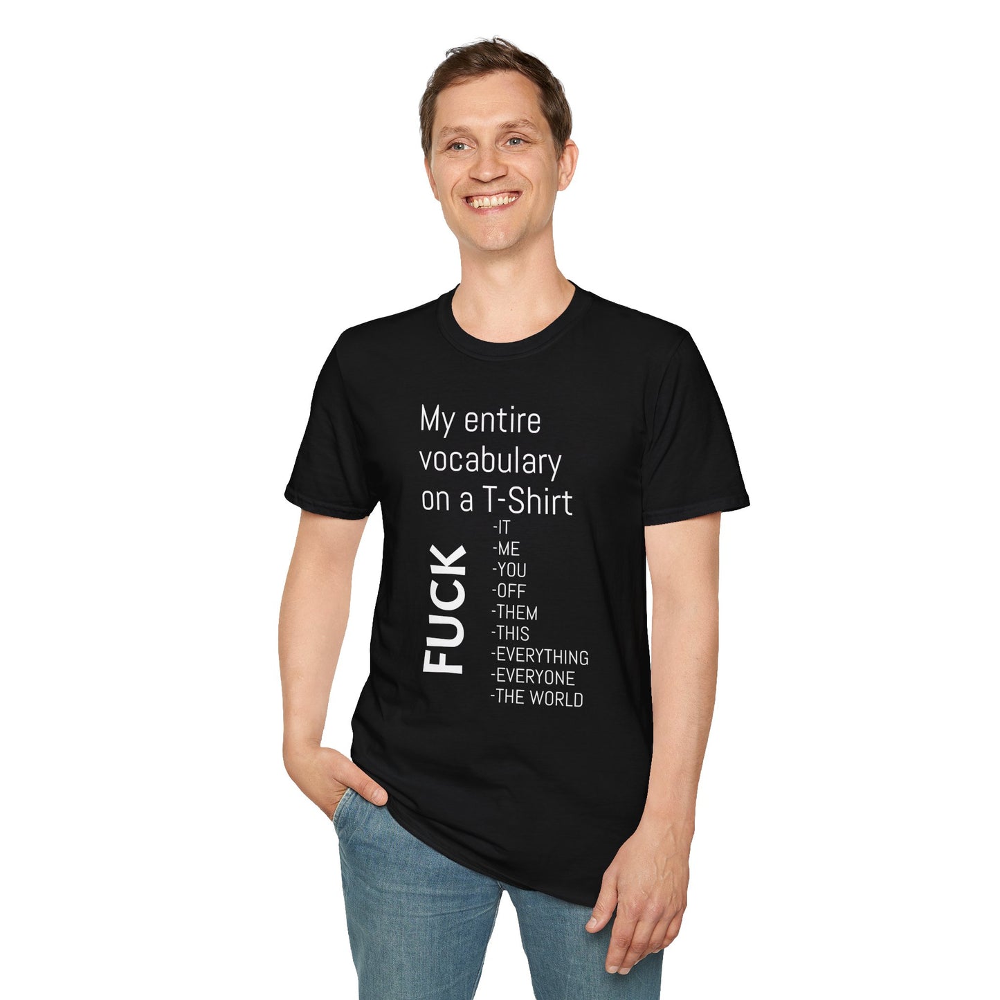 Tazz Wear - C7 My entire vocabulary on a tshirt FUCK..