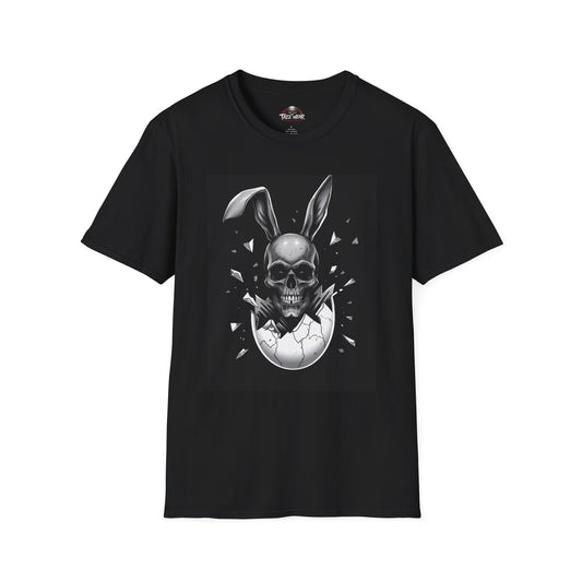 Tazz Wear - Skull Bunny Egg T-Shirt — Gothic Easter