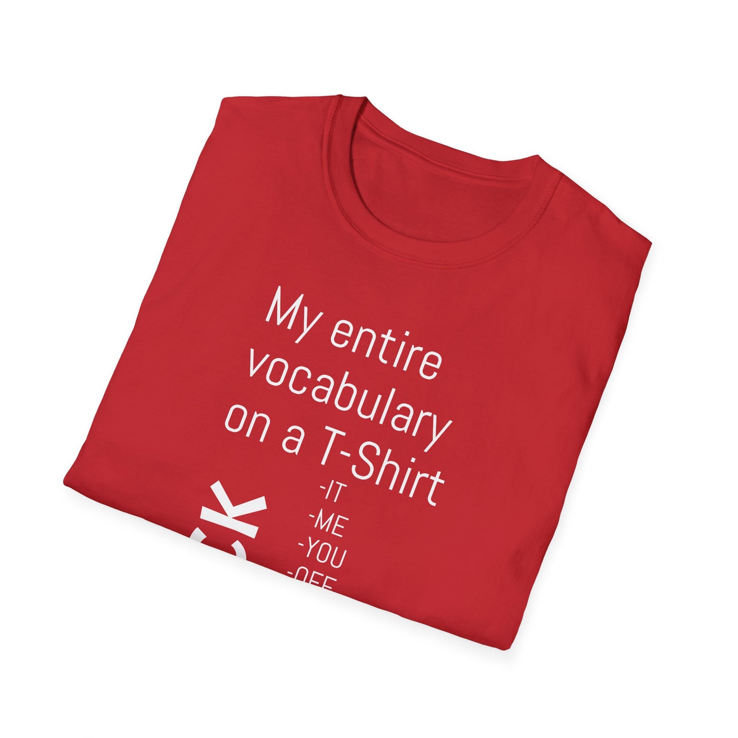 Tazz Wear - C7 My entire vocabulary on a tshirt FUCK..